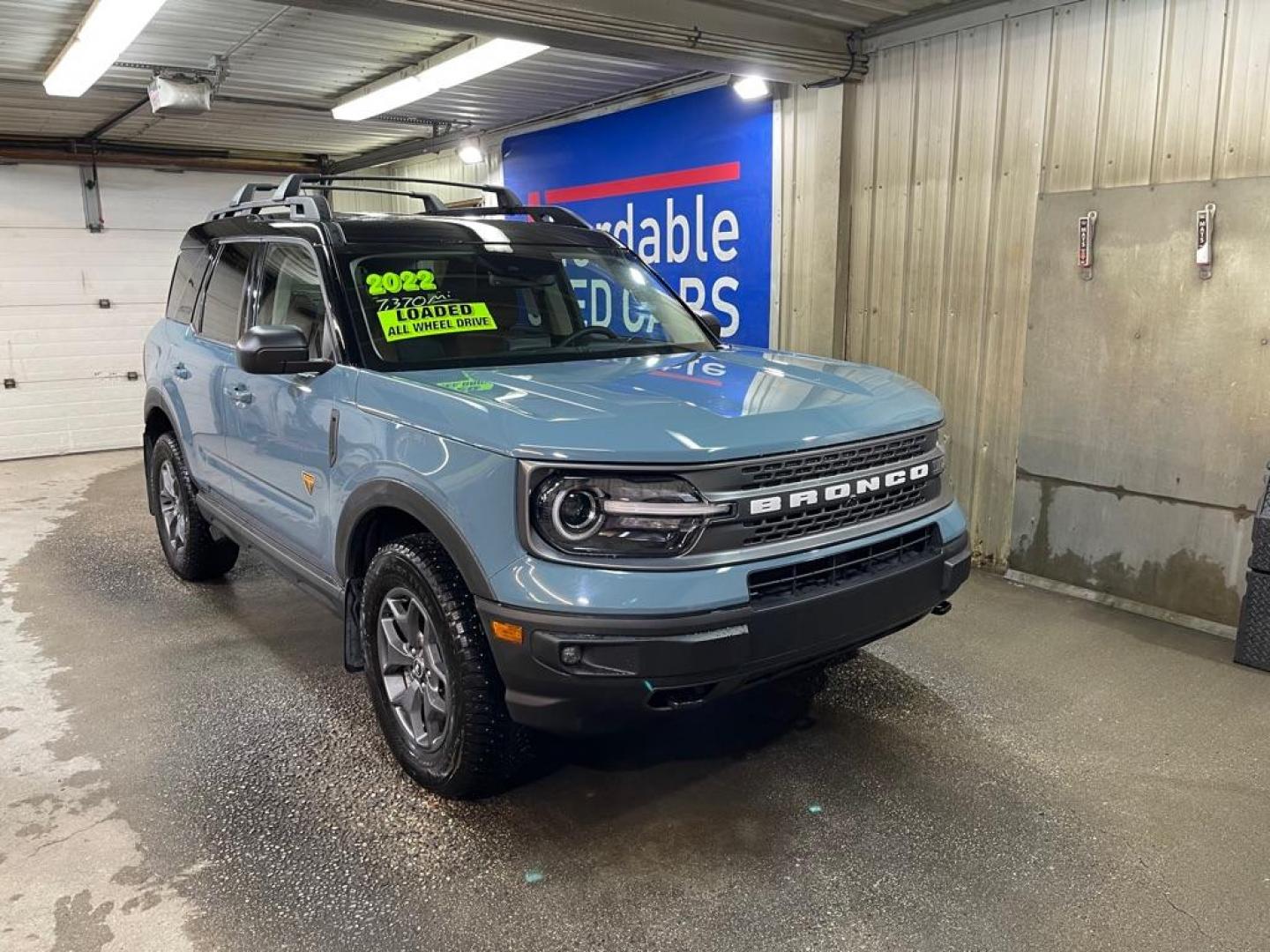 2022 BLUE FORD BRONCO SPORT BADLANDS (3FMCR9D91NR) with an 2.0L engine, Automatic transmission, located at 2525 S. Cushman, Fairbanks, AK, 99701, (907) 452-5707, 64.824036, -147.712311 - Photo#0