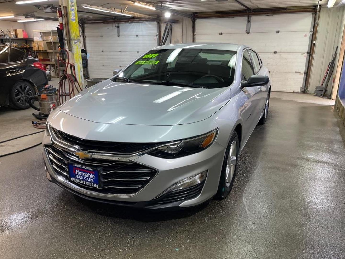 2022 SILVER CHEVROLET MALIBU LS (1G1ZB5ST8NF) with an 1.5L engine, Continuously Variable transmission, located at 2525 S. Cushman, Fairbanks, AK, 99701, (907) 452-5707, 64.824036, -147.712311 - Photo#1