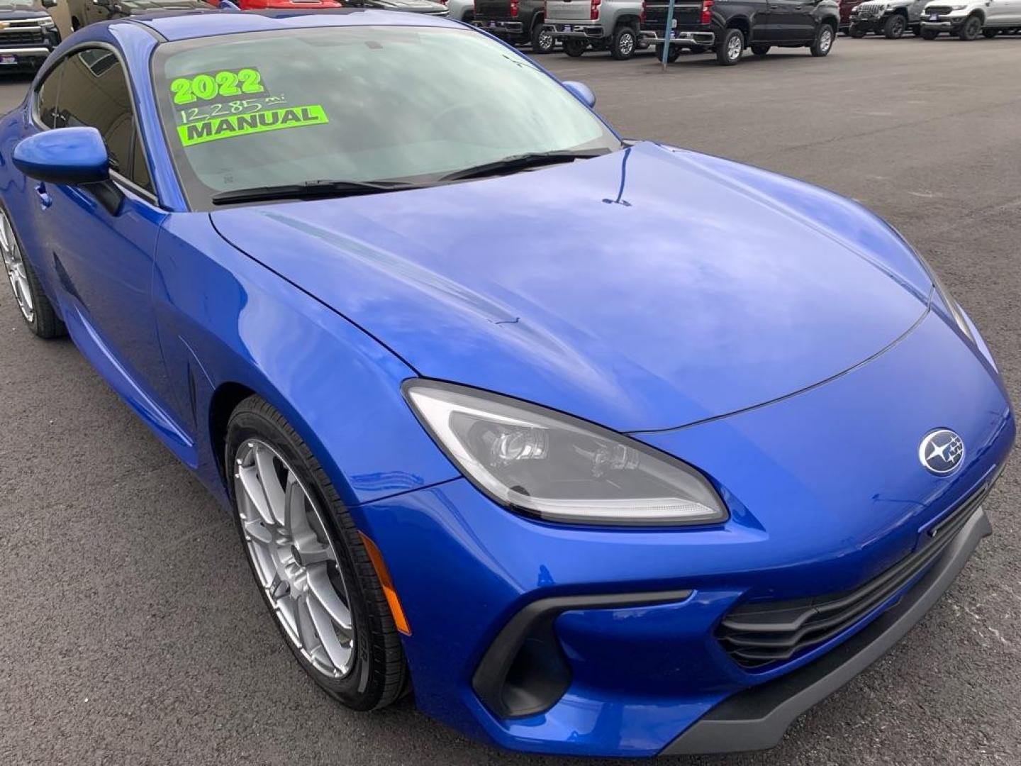 2022 BLUE SUBARU BRZ LIMITED (JF1ZDBE14N9) with an 2.4L engine, 6-Speed Manual transmission, located at 2525 S. Cushman, Fairbanks, AK, 99701, (907) 452-5707, 64.824036, -147.712311 - Photo#0