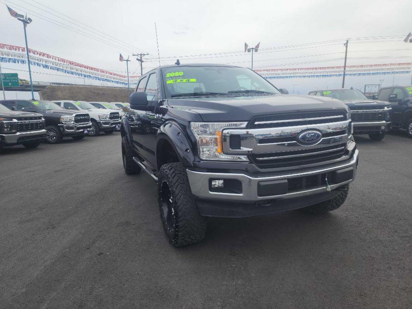 2020 BLACK FORD F150 SUPERCREW (1FTEW1E44LK) with an 3.5L engine, Automatic transmission, located at 2525 S. Cushman, Fairbanks, AK, 99701, (907) 452-5707, 64.824036, -147.712311 - Photo#0