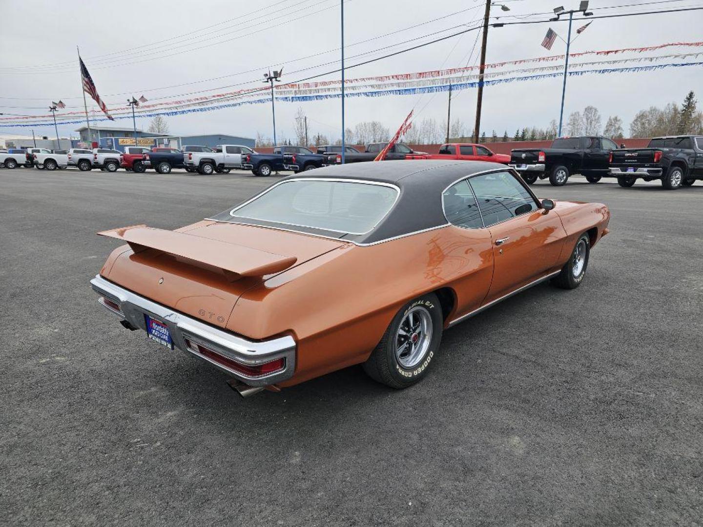 1971 BRONZE PONTIAC GTO (242371P1297) , Automatic transmission, located at 2525 S. Cushman, Fairbanks, AK, 99701, (907) 452-5707, 64.824036, -147.712311 - Photo#2