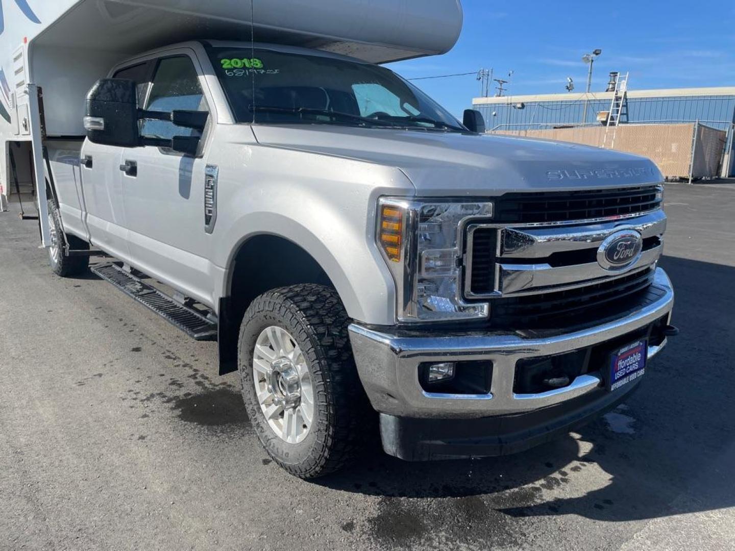 2018 SILVER FORD F350 SUPER DUTY (1FT8W3B61JE) with an 6.2L engine, Automatic transmission, located at 2525 S. Cushman, Fairbanks, AK, 99701, (907) 452-5707, 64.824036, -147.712311 - Photo#0