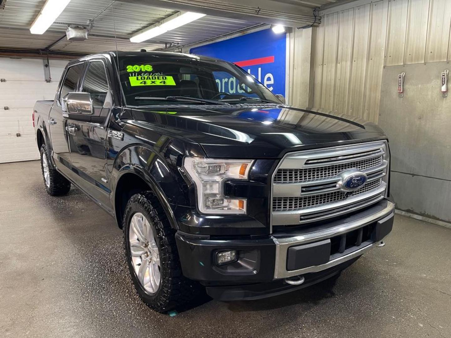 2016 BLACK FORD F150 3.5L FX4 SUPERCREW (1FTEW1EGXGF) with an 3.5L engine, Automatic transmission, located at 2525 S. Cushman, Fairbanks, AK, 99701, (907) 452-5707, 64.824036, -147.712311 - Photo#0