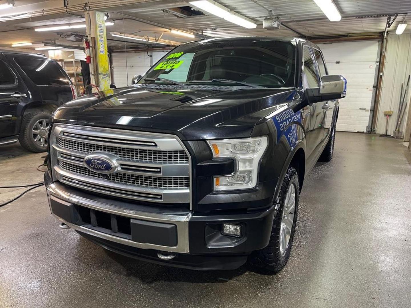 2016 BLACK FORD F150 3.5L FX4 SUPERCREW (1FTEW1EGXGF) with an 3.5L engine, Automatic transmission, located at 2525 S. Cushman, Fairbanks, AK, 99701, (907) 452-5707, 64.824036, -147.712311 - Photo#1