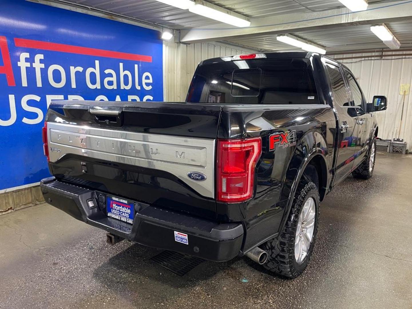 2016 BLACK FORD F150 3.5L FX4 SUPERCREW (1FTEW1EGXGF) with an 3.5L engine, Automatic transmission, located at 2525 S. Cushman, Fairbanks, AK, 99701, (907) 452-5707, 64.824036, -147.712311 - Photo#2