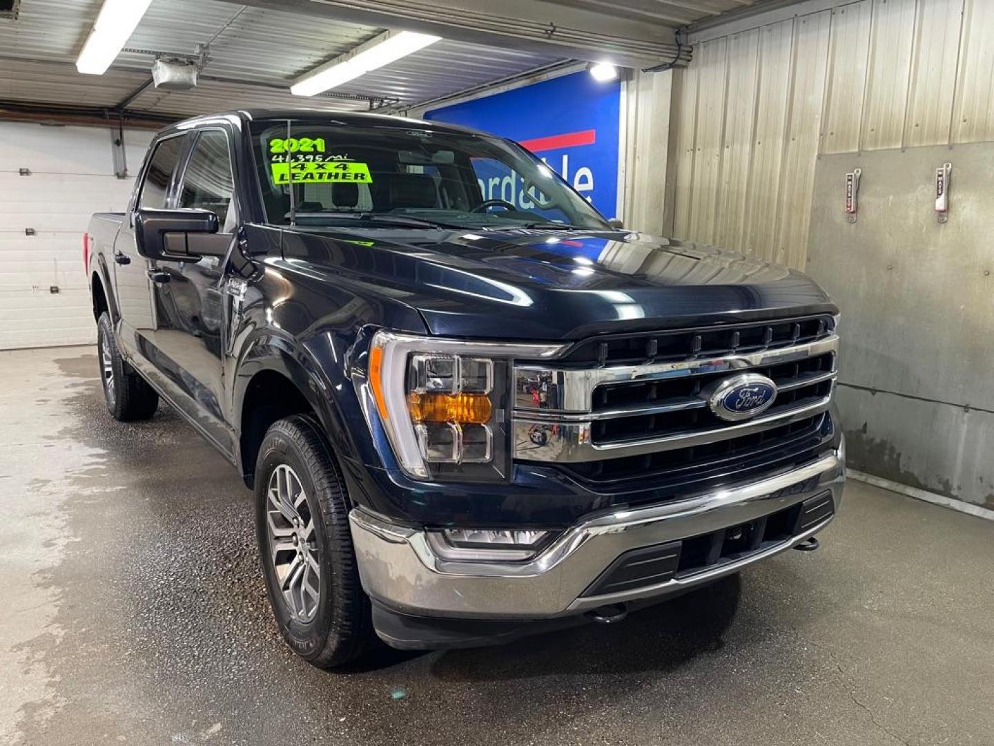 2021 BLUE FORD F150 SUPERCREW (1FTFW1E5XMK) with an 5.0L engine, Automatic transmission, located at 2525 S. Cushman, Fairbanks, AK, 99701, (907) 452-5707, 64.824036, -147.712311 - Photo#0