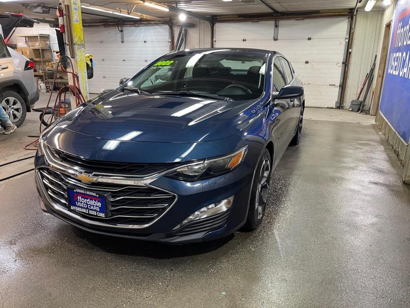 2022 BLUE CHEVROLET MALIBU LT (1G1ZD5ST7NF) with an 1.5L engine, Continuously Variable transmission, located at 2525 S. Cushman, Fairbanks, AK, 99701, (907) 452-5707, 64.824036, -147.712311 - Photo#1