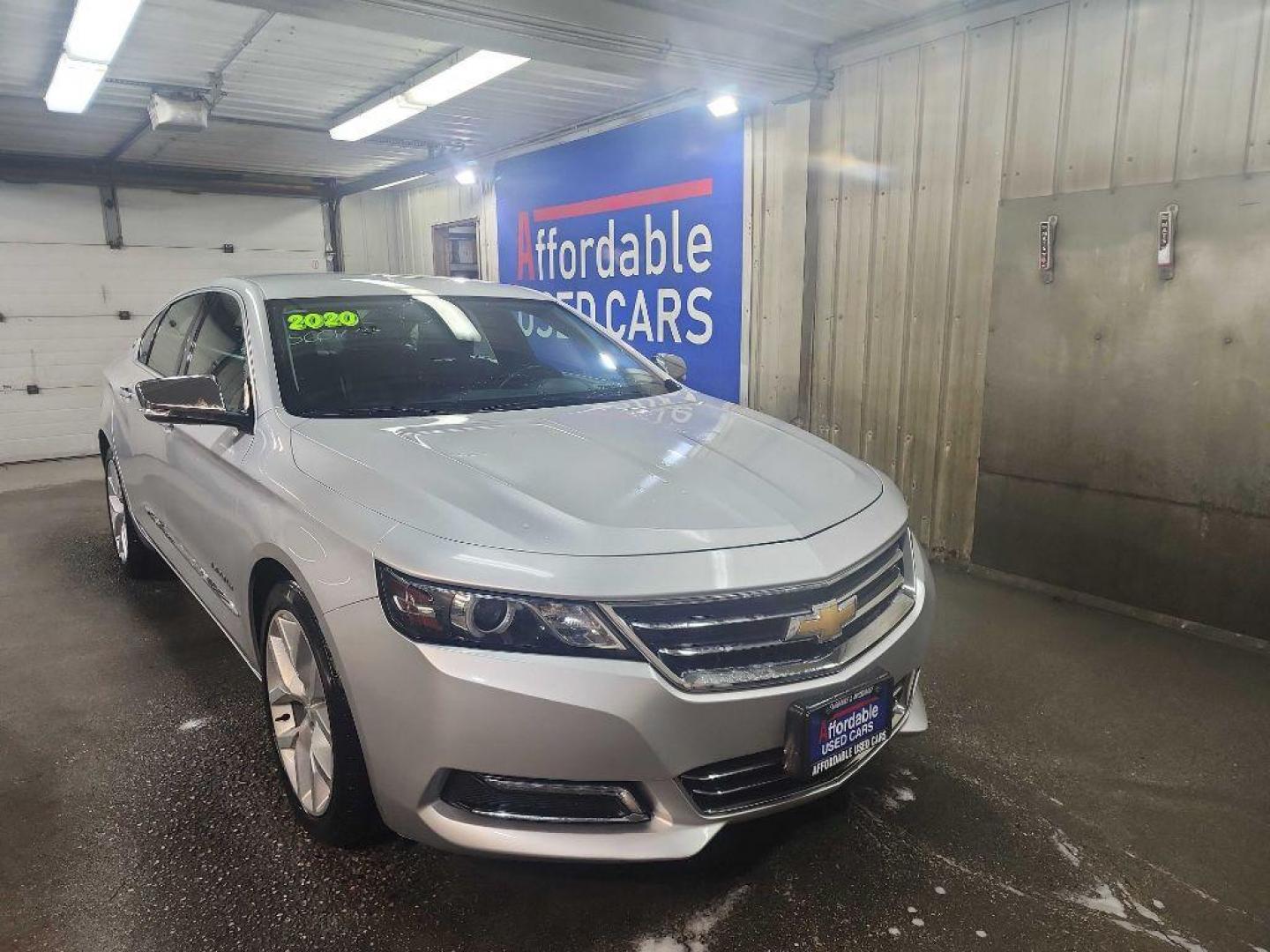 2020 SILVER CHEVROLET IMPALA PREMIER (1G1105S35LU) with an 3.6L engine, Automatic transmission, located at 2525 S. Cushman, Fairbanks, AK, 99701, (907) 452-5707, 64.824036, -147.712311 - Photo#0