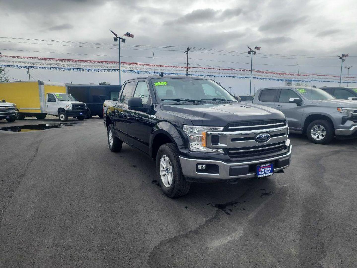 2020 BLACK FORD F150 3.5L SUPERCREW (1FTEW1E41LK) with an 3.5L engine, Automatic transmission, located at 2525 S. Cushman, Fairbanks, AK, 99701, (907) 452-5707, 64.824036, -147.712311 - Photo#0