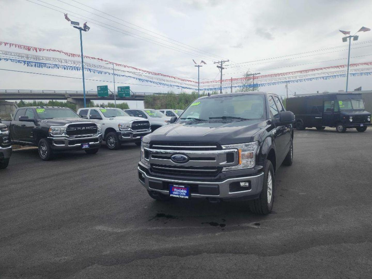 2020 BLACK FORD F150 3.5L SUPERCREW (1FTEW1E41LK) with an 3.5L engine, Automatic transmission, located at 2525 S. Cushman, Fairbanks, AK, 99701, (907) 452-5707, 64.824036, -147.712311 - Photo#1