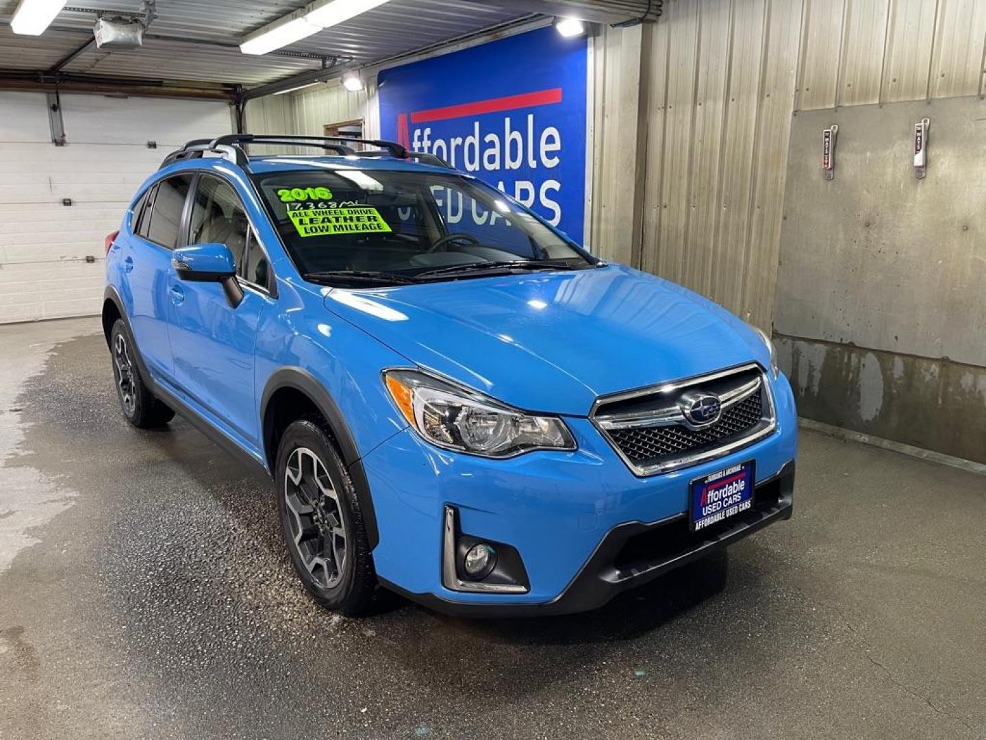 2016 BLUE SUBARU CROSSTREK LIMITED (JF2GPAKCXG8) with an 2.0L engine, Continuously Variable transmission, located at 2525 S. Cushman, Fairbanks, AK, 99701, (907) 452-5707, 64.824036, -147.712311 - Photo#0