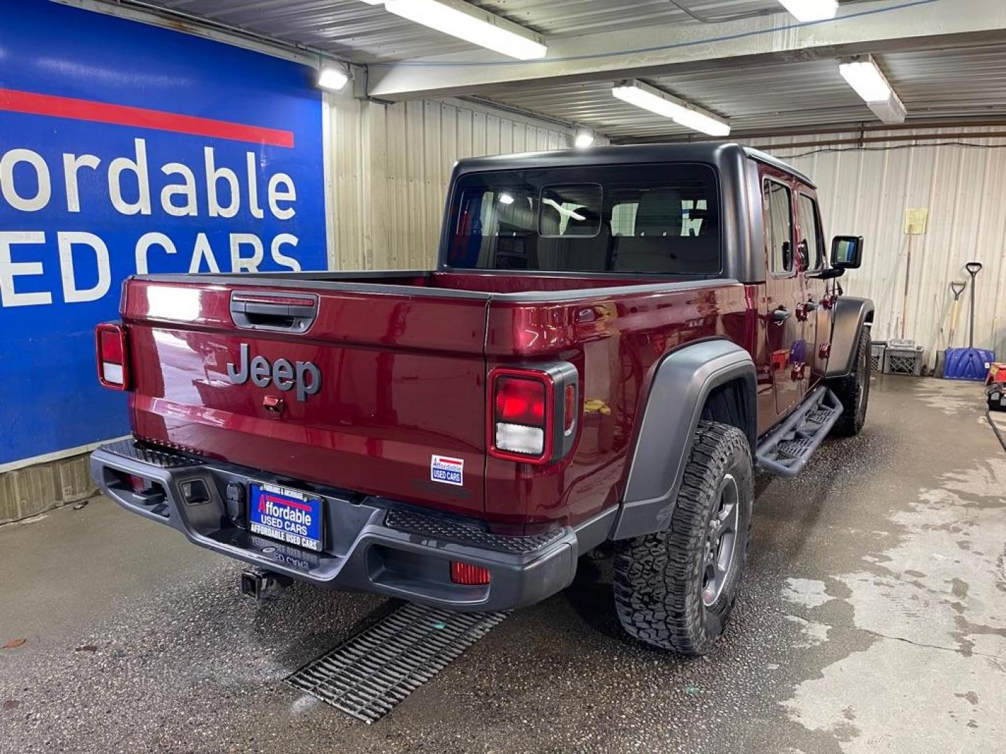 2021 MAROON JEEP GLADIATOR SPORT (1C6HJTAG5ML) with an 3.6L engine, Automatic transmission, located at 2525 S. Cushman, Fairbanks, AK, 99701, (907) 452-5707, 64.824036, -147.712311 - Photo#2