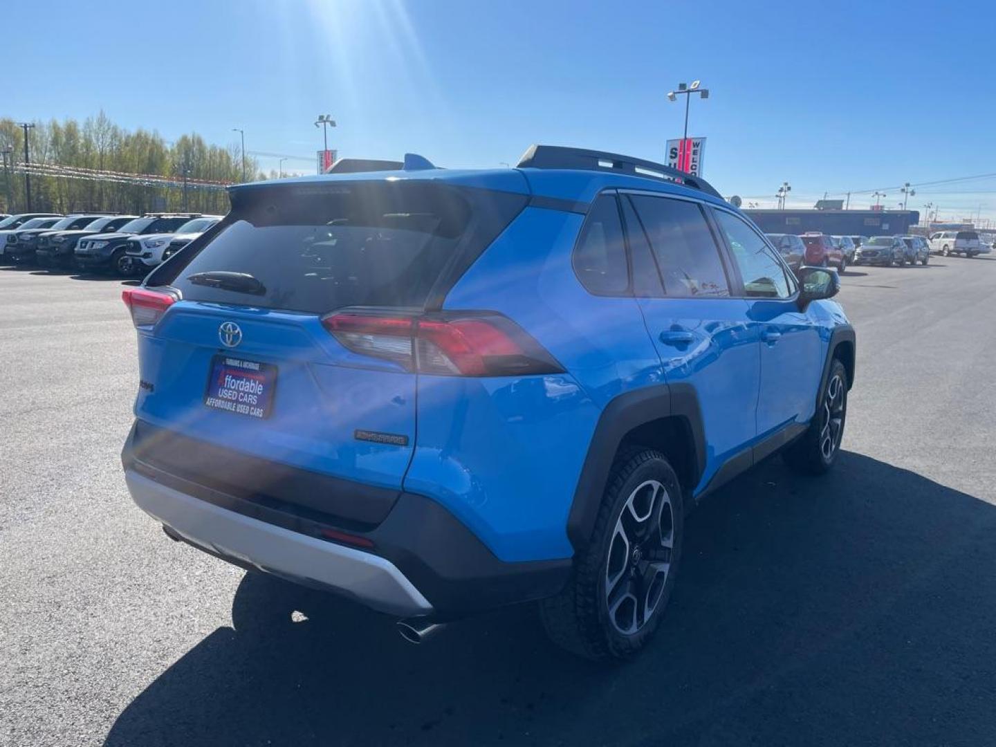 2021 BLUE TOYOTA RAV4 ADVENTURE (2T3J1RFV9MW) with an 2.5L engine, Automatic transmission, located at 2525 S. Cushman, Fairbanks, AK, 99701, (907) 452-5707, 64.824036, -147.712311 - Photo#3