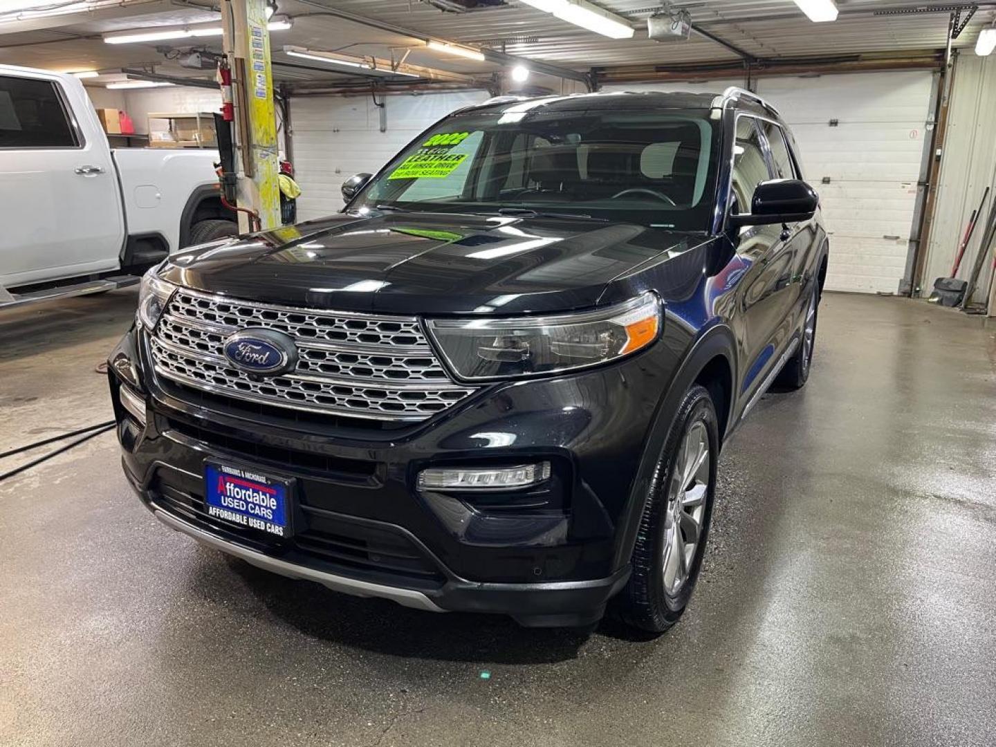 2022 BLACK FORD EXPLORER LIMITED (1FMSK8FH4NG) with an 2.3L engine, Automatic transmission, located at 2525 S. Cushman, Fairbanks, AK, 99701, (907) 452-5707, 64.824036, -147.712311 - Photo#1