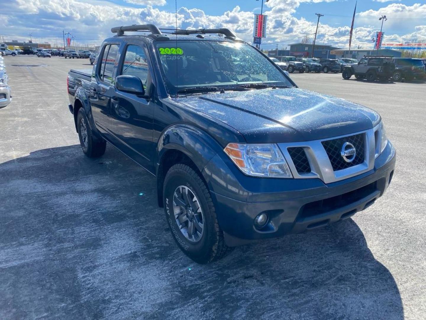 2020 BLUE NISSAN FRONTIER S (1N6ED0EB6LN) with an 3.8L engine, Automatic transmission, located at 2525 S. Cushman, Fairbanks, AK, 99701, (907) 452-5707, 64.824036, -147.712311 - Photo#1