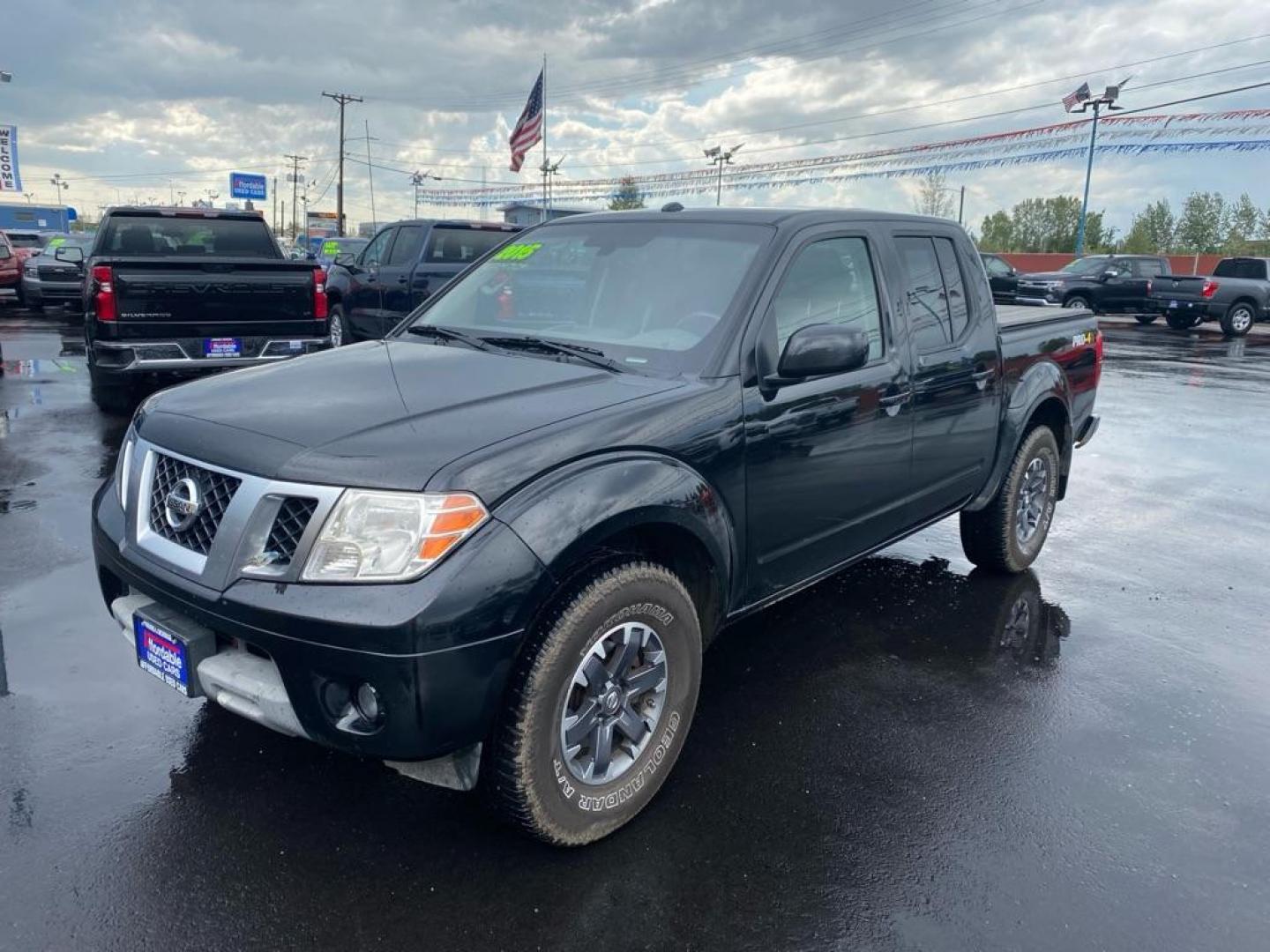 2015 BLACK NISSAN FRONTIER S (1N6AD0EV0FN) with an 4.0L engine, Automatic transmission, located at 2525 S. Cushman, Fairbanks, AK, 99701, (907) 452-5707, 64.824036, -147.712311 - Photo#0