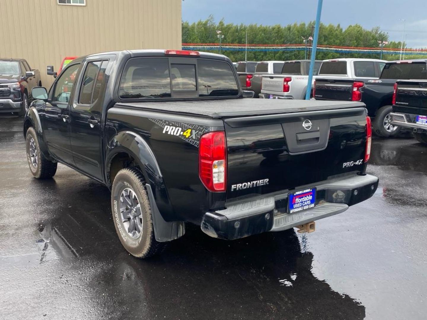 2015 BLACK NISSAN FRONTIER S (1N6AD0EV0FN) with an 4.0L engine, Automatic transmission, located at 2525 S. Cushman, Fairbanks, AK, 99701, (907) 452-5707, 64.824036, -147.712311 - Photo#3