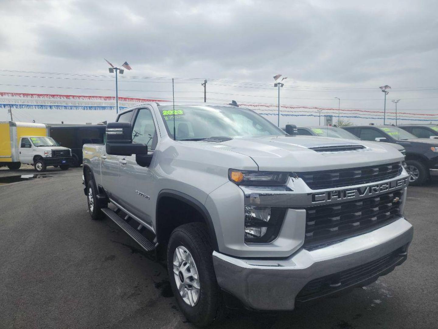 2023 SILVER CHEVROLET SILVERADO 2500 HEAVY DUTY LT (2GC4YNE77P1) with an 6.6L engine, Automatic transmission, located at 2525 S. Cushman, Fairbanks, AK, 99701, (907) 452-5707, 64.824036, -147.712311 - Photo#0