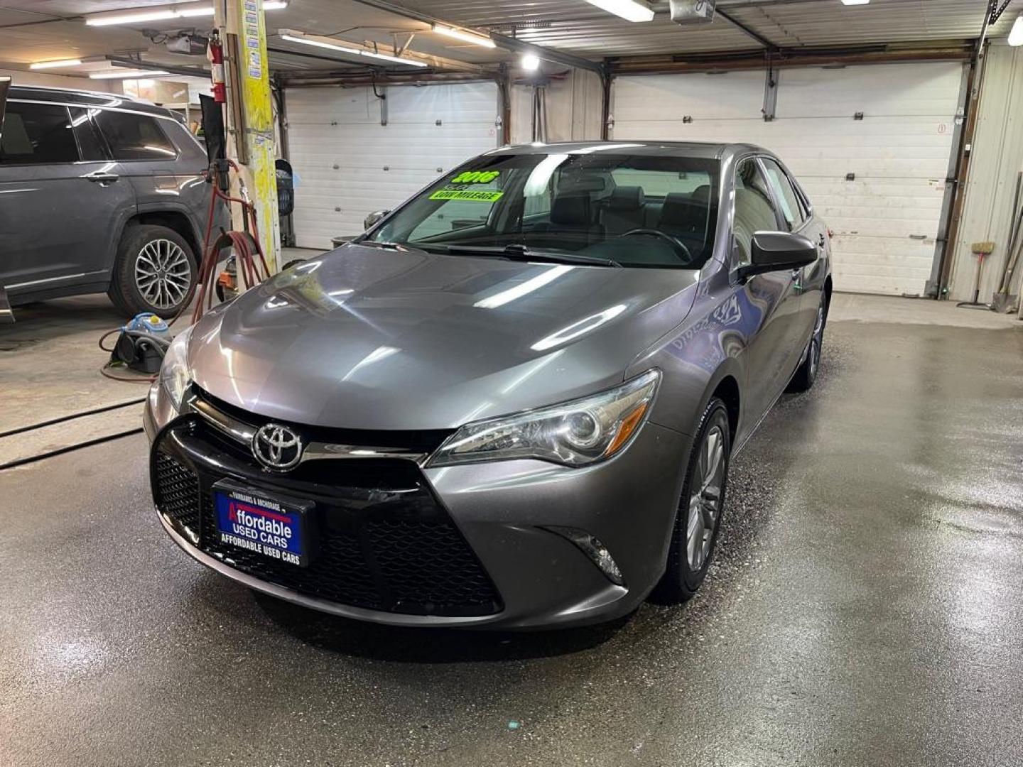 2016 GRAY TOYOTA CAMRY LE (4T1BF1FK8GU) with an 2.5L engine, Automatic transmission, located at 2525 S. Cushman, Fairbanks, AK, 99701, (907) 452-5707, 64.824036, -147.712311 - Photo#1