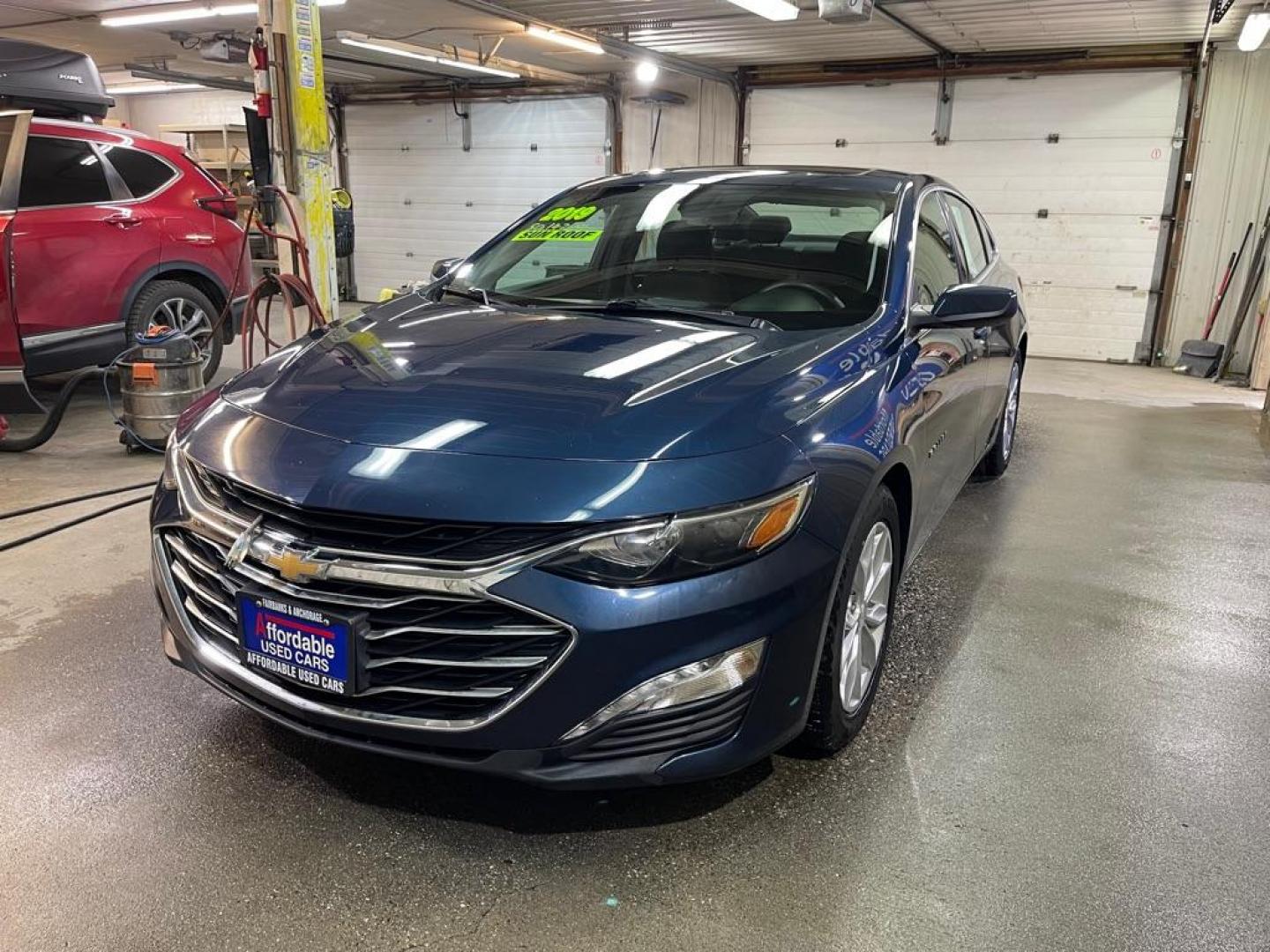 2019 BLUE CHEVROLET MALIBU LT (1G1ZD5ST0KF) with an 1.5L engine, Continuously Variable transmission, located at 2525 S. Cushman, Fairbanks, AK, 99701, (907) 452-5707, 64.824036, -147.712311 - Photo#3