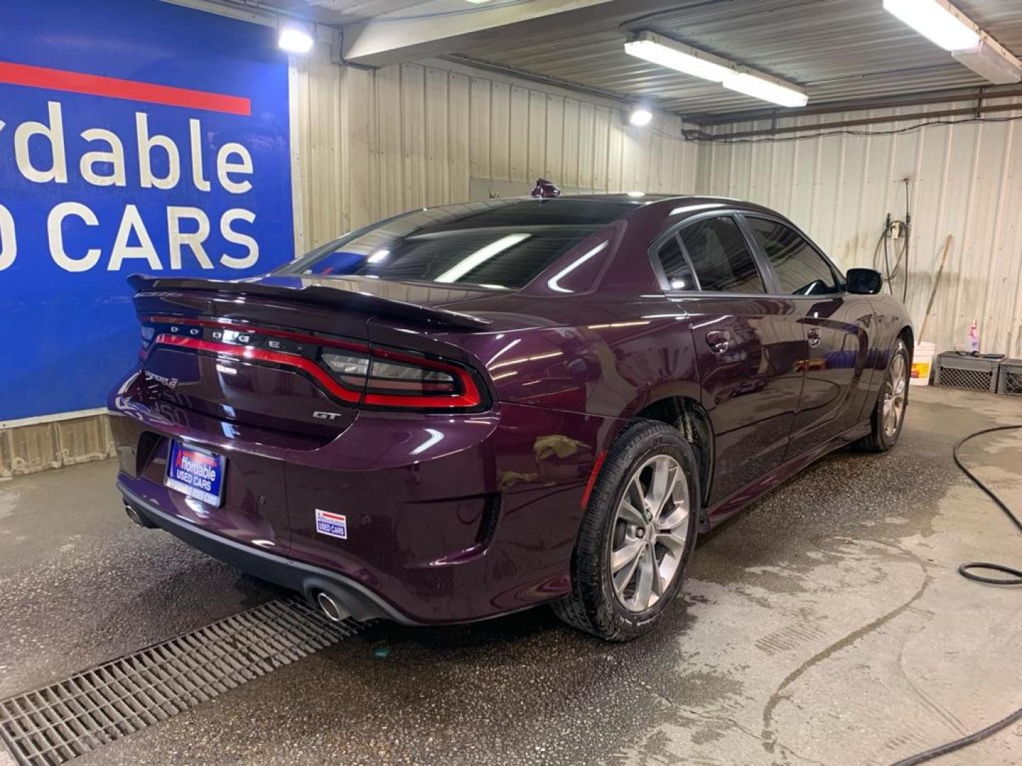 2020 PURPLE DODGE CHARGER GT (2C3CDXMG8LH) with an 3.6L engine, Automatic transmission, located at 2525 S. Cushman, Fairbanks, AK, 99701, (907) 452-5707, 64.824036, -147.712311 - Photo#3