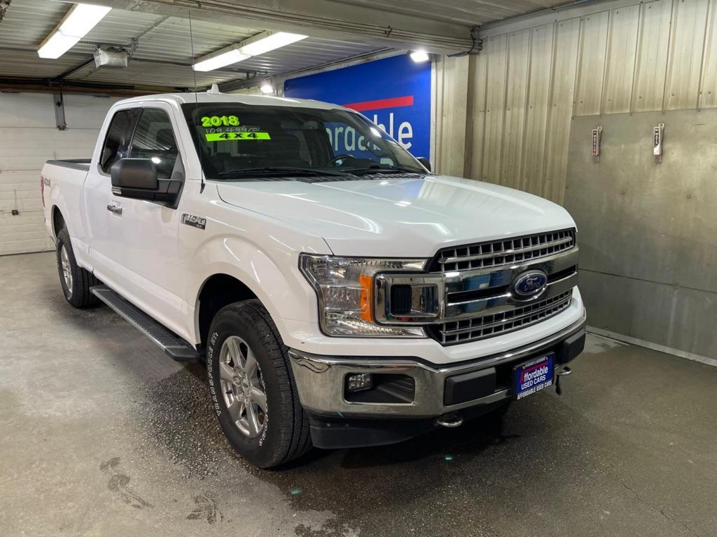 2018 WHITE FORD F150 SUPER CAB (1FTFX1EG4JF) with an 3.5L engine, Automatic transmission, located at 2525 S. Cushman, Fairbanks, AK, 99701, (907) 452-5707, 64.824036, -147.712311 - Photo#0