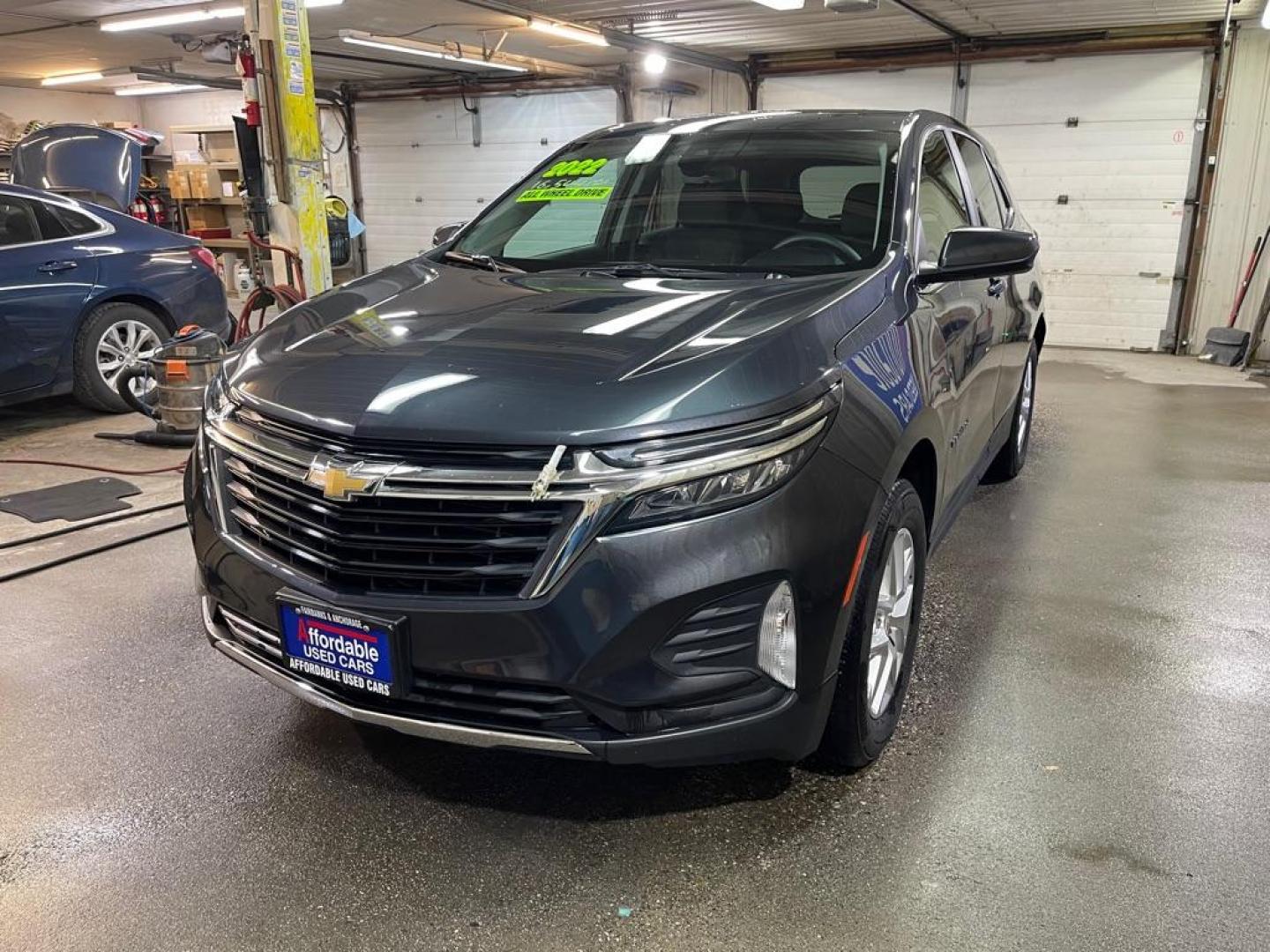 2022 GRAY CHEVROLET EQUINOX LT (2GNAXUEVXN6) with an 1.5L engine, Automatic transmission, located at 2525 S. Cushman, Fairbanks, AK, 99701, (907) 452-5707, 64.824036, -147.712311 - Photo#1