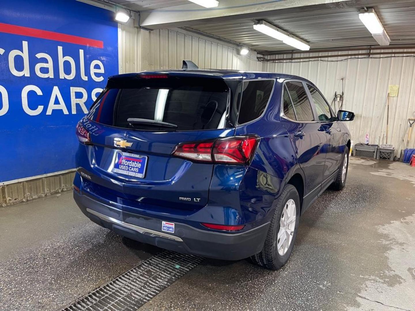 2023 BLUE CHEVROLET EQUINOX LT (3GNAXUEG2PL) with an 1.5L engine, Automatic transmission, located at 2525 S. Cushman, Fairbanks, AK, 99701, (907) 452-5707, 64.824036, -147.712311 - Photo#2