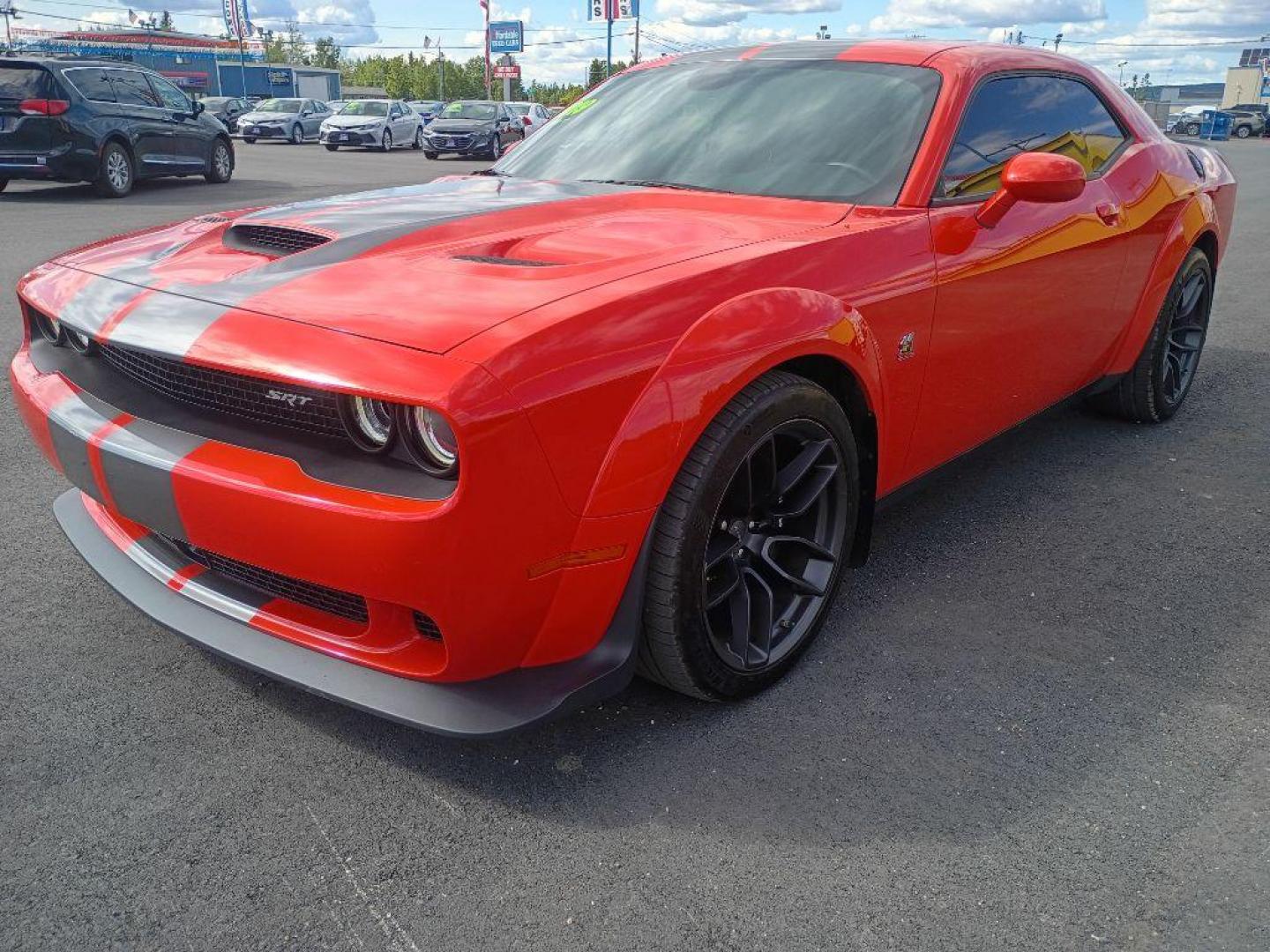 2019 ORANGE DODGE CHALLENGER R/T SCAT PACK (2C3CDZFJ5KH) with an 6.4L engine, Automatic transmission, located at 2525 S. Cushman, Fairbanks, AK, 99701, (907) 452-5707, 64.824036, -147.712311 - Photo#1