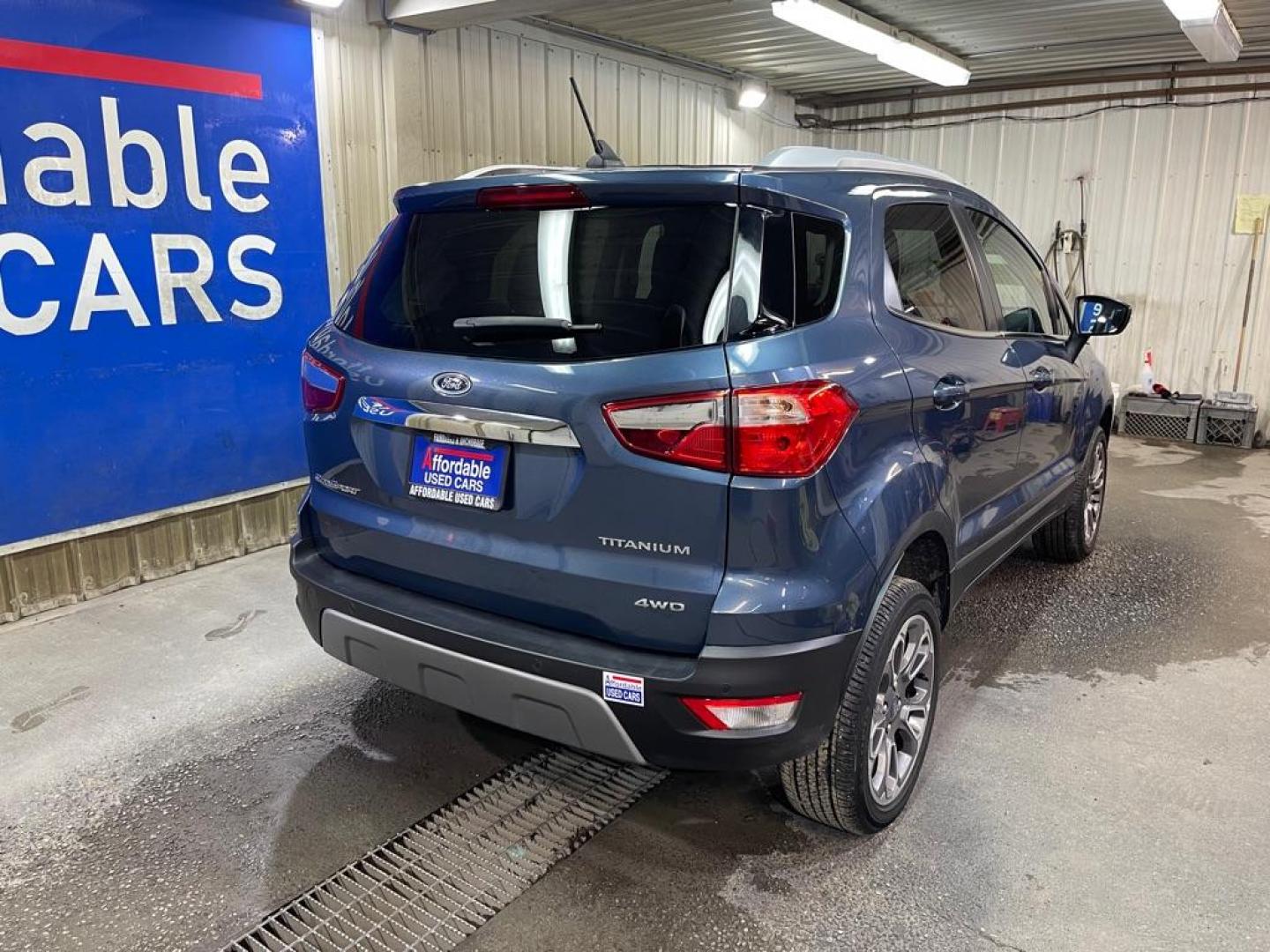 2022 BLUE FORD ECOSPORT TITANIUM (MAJ6S3KL8NC) with an 2L engine, Automatic transmission, located at 2525 S. Cushman, Fairbanks, AK, 99701, (907) 452-5707, 64.824036, -147.712311 - Photo#2