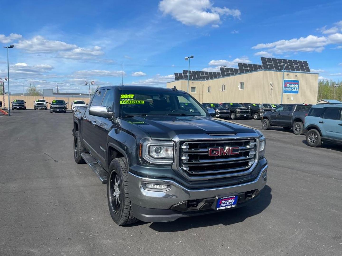 2017 GREY GMC SIERRA 1500 SLT (3GTU2NEC1HG) with an 5.3L engine, Automatic transmission, located at 2525 S. Cushman, Fairbanks, AK, 99701, (907) 452-5707, 64.824036, -147.712311 - Photo#0