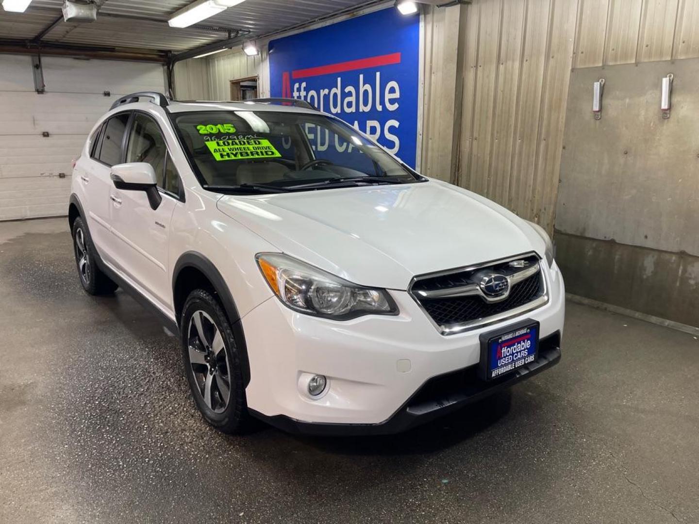 2015 WHITE SUBARU XV CROSSTREK 2.0I HYBRID TOU (JF2GPBPC6FH) with an 2.0L engine, Continuously Variable transmission, located at 2525 S. Cushman, Fairbanks, AK, 99701, (907) 452-5707, 64.824036, -147.712311 - Photo#0