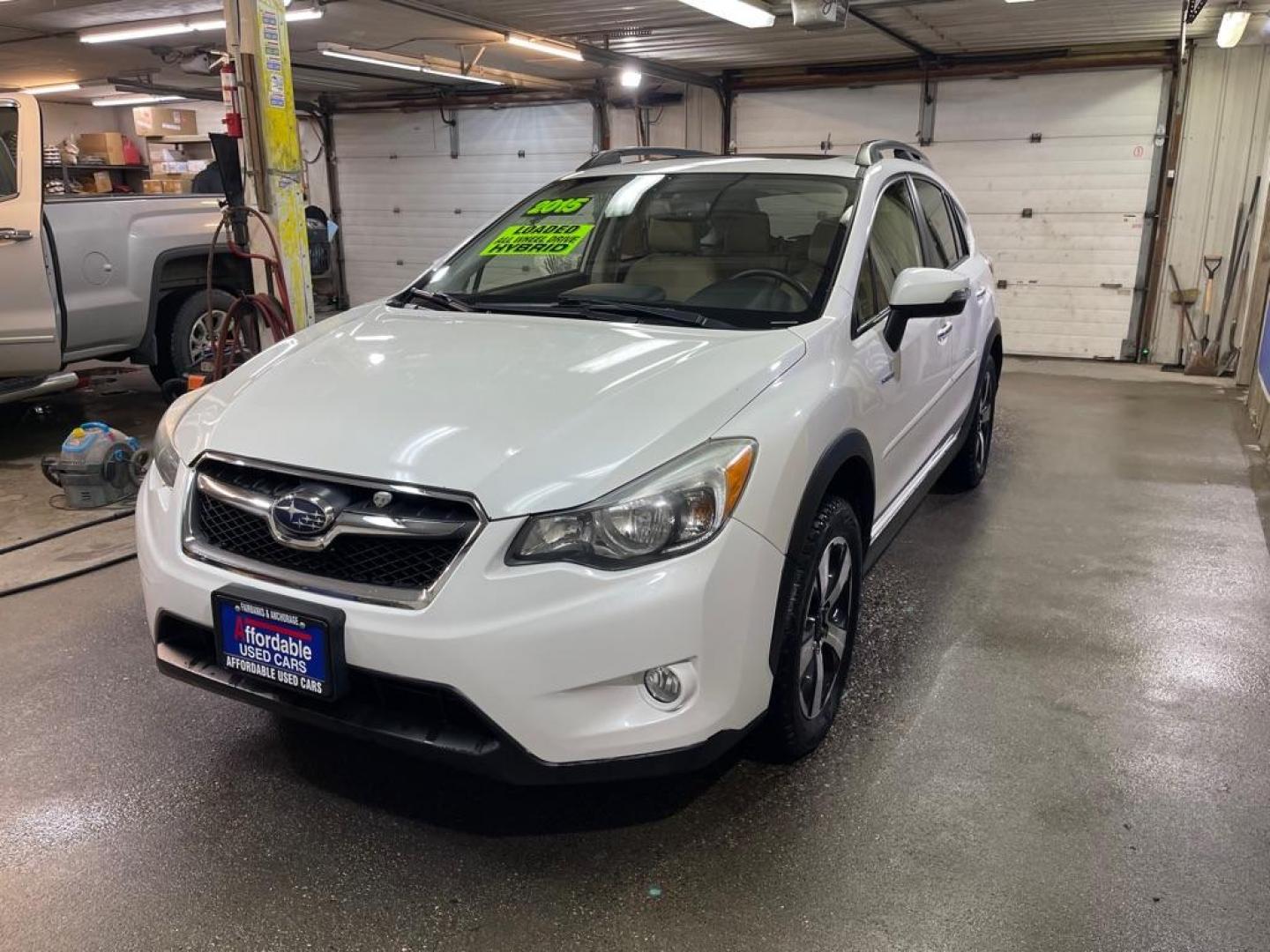 2015 WHITE SUBARU XV CROSSTREK 2.0I HYBRID TOU (JF2GPBPC6FH) with an 2.0L engine, Continuously Variable transmission, located at 2525 S. Cushman, Fairbanks, AK, 99701, (907) 452-5707, 64.824036, -147.712311 - Photo#1