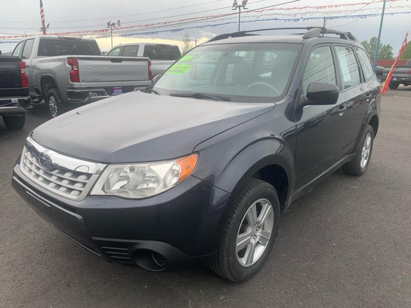 2011 GRAY SUBARU FORESTER 2.5X (JF2SHABC9BG) with an 2.5L engine, Manual transmission, located at 2525 S. Cushman, Fairbanks, AK, 99701, (907) 452-5707, 64.824036, -147.712311 - Photo#1