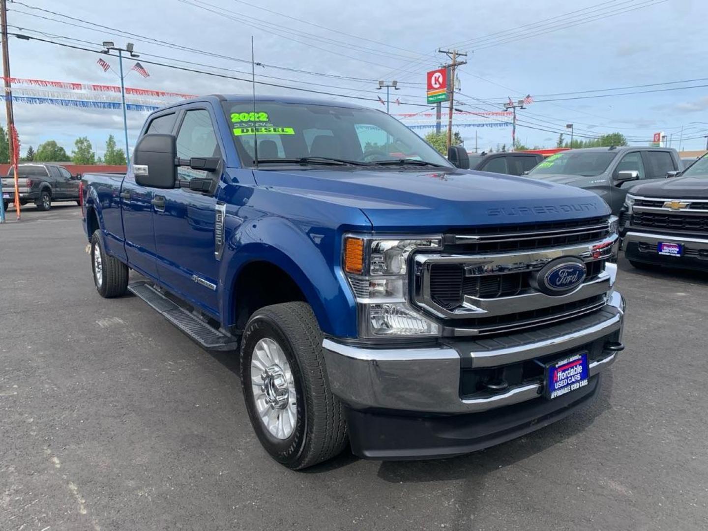 2022 BLUE FORD F250 SUPER DUTY (1FT7W2BT8NE) with an 6.7L engine, Automatic transmission, located at 2525 S. Cushman, Fairbanks, AK, 99701, (907) 452-5707, 64.824036, -147.712311 - Photo#0