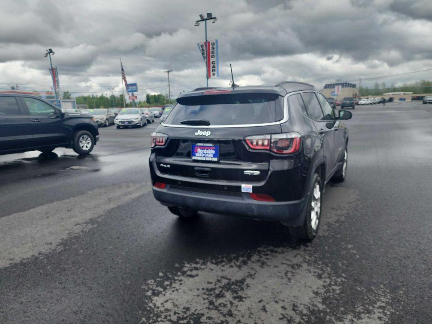 2023 BLACK JEEP COMPASS LATITUDE LUX (3C4NJDFN6PT) with an 2.0L engine, Automatic transmission, located at 2525 S. Cushman, Fairbanks, AK, 99701, (907) 452-5707, 64.824036, -147.712311 - Photo#1