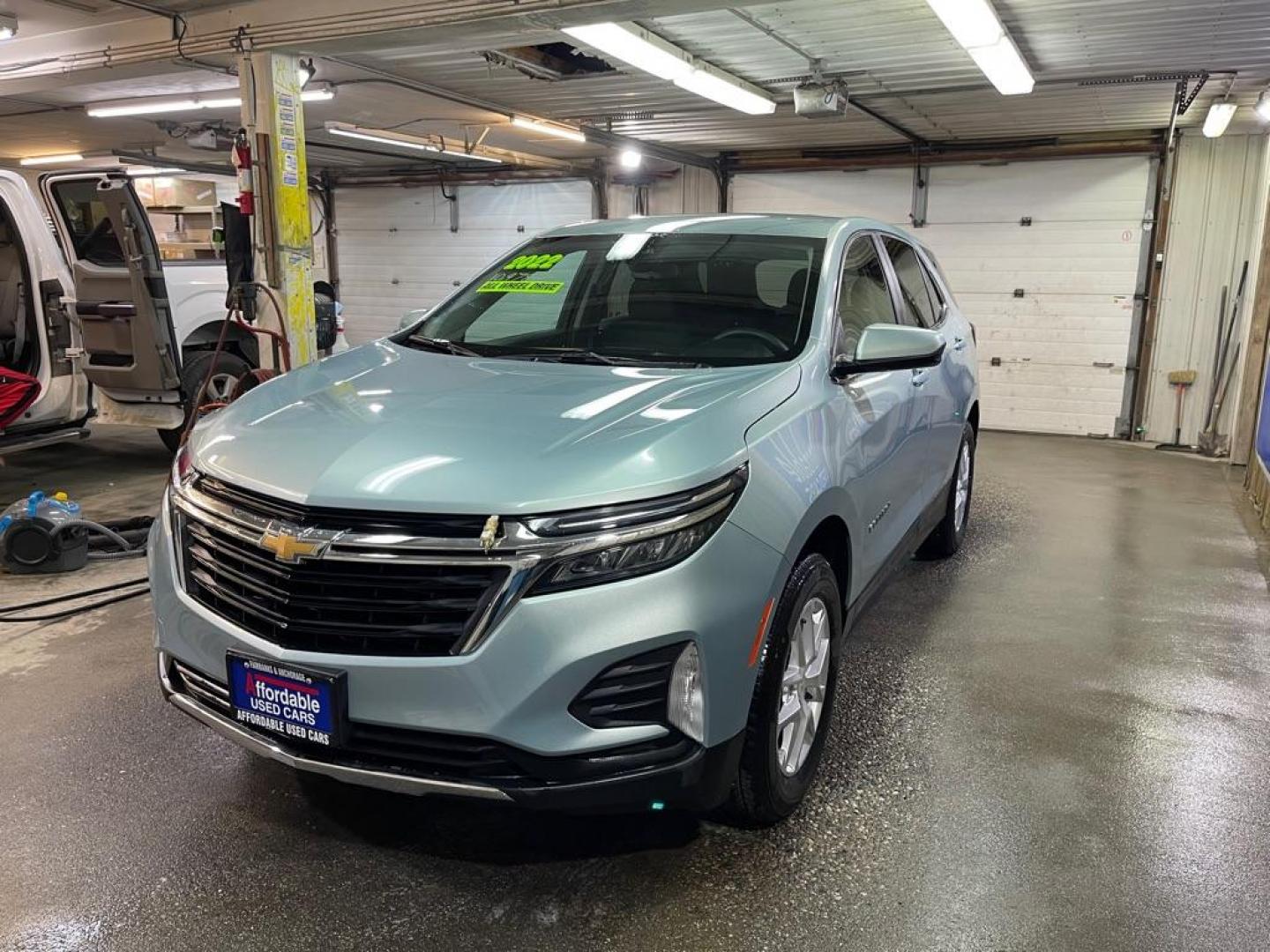 2022 BLUE CHEVROLET EQUINOX LT (2GNAXUEV3N6) with an 1.5L engine, Automatic transmission, located at 2525 S. Cushman, Fairbanks, AK, 99701, (907) 452-5707, 64.824036, -147.712311 - Photo#1