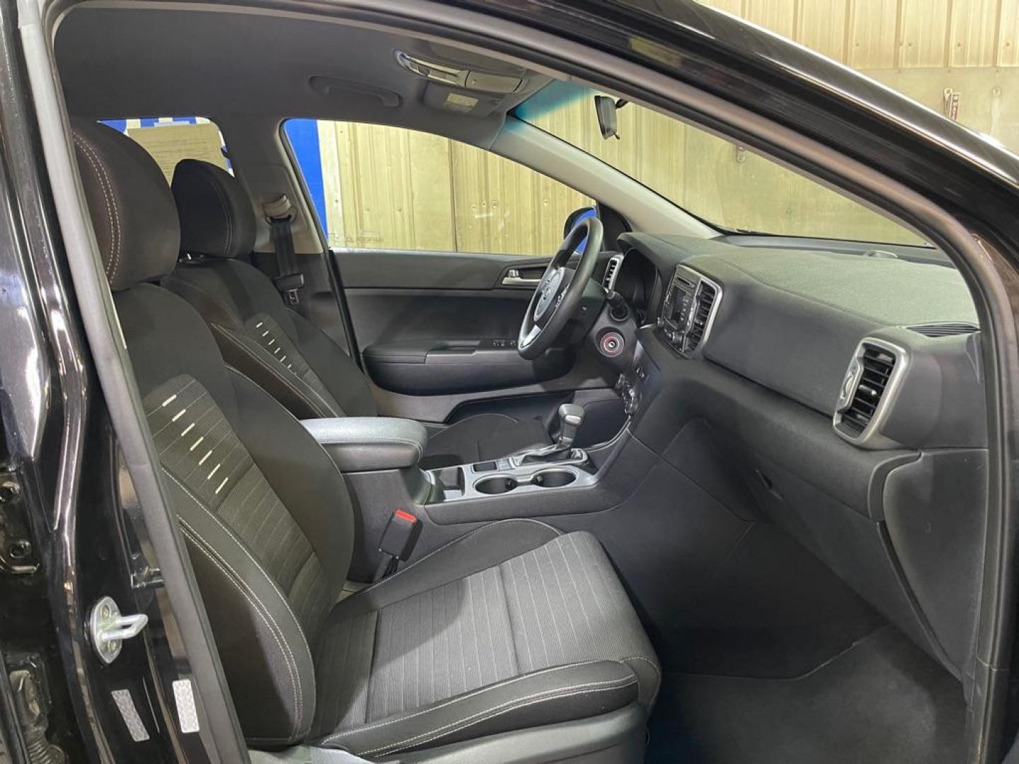 2018 BLACK KIA SPORTAGE LX (KNDPMCAC9J7) with an 2.4L engine, Automatic transmission, located at 2525 S. Cushman, Fairbanks, AK, 99701, (907) 452-5707, 64.824036, -147.712311 - Photo#3