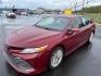 2018 RED TOYOTA CAMRY XLE (4T1B11HK4JU) with an 2.5L engine, Automatic transmission, located at 2525 S. Cushman, Fairbanks, AK, 99701, (907) 452-5707, 64.824036, -147.712311 - Photo#0