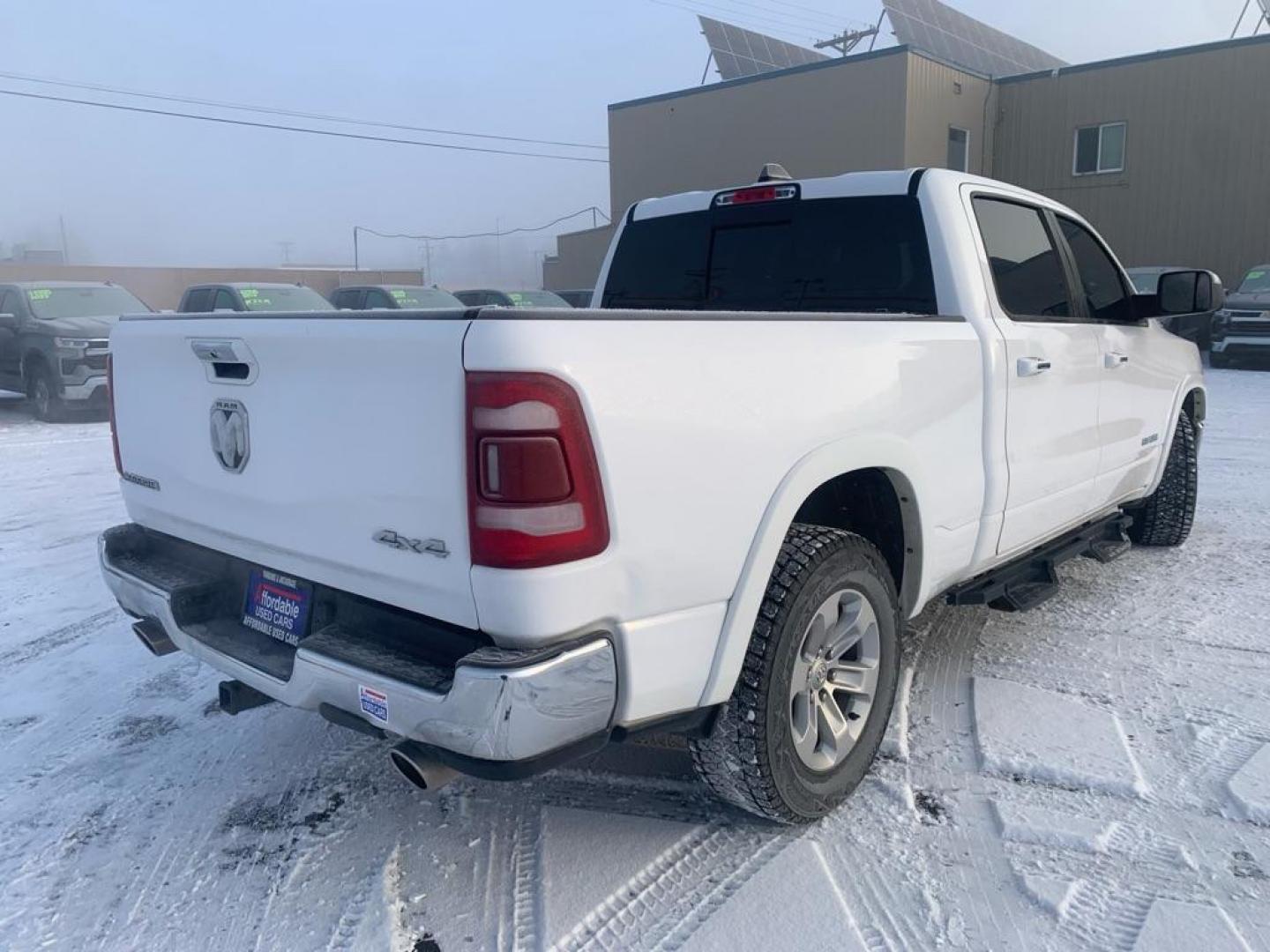 2021 WHITE RAM 1500 LARAMIE (1C6SRFRT9MN) with an 5.7L engine, Automatic transmission, located at 2525 S. Cushman, Fairbanks, AK, 99701, (907) 452-5707, 64.824036, -147.712311 - Photo#3