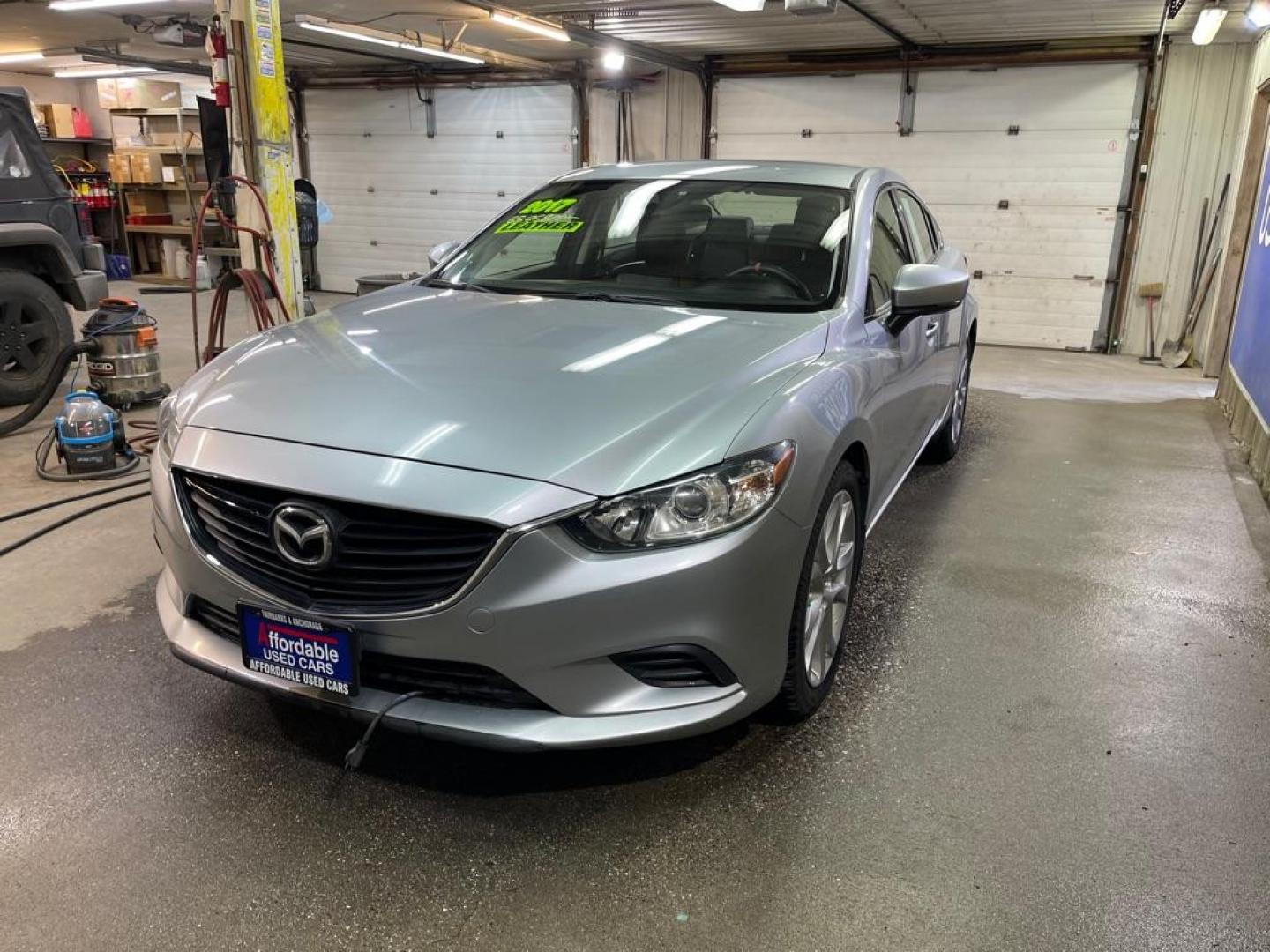 2017 SILVER MAZDA 6 TOURING (JM1GL1V51H1) with an 2.5L engine, Automatic transmission, located at 2525 S. Cushman, Fairbanks, AK, 99701, (907) 452-5707, 64.824036, -147.712311 - Photo#1