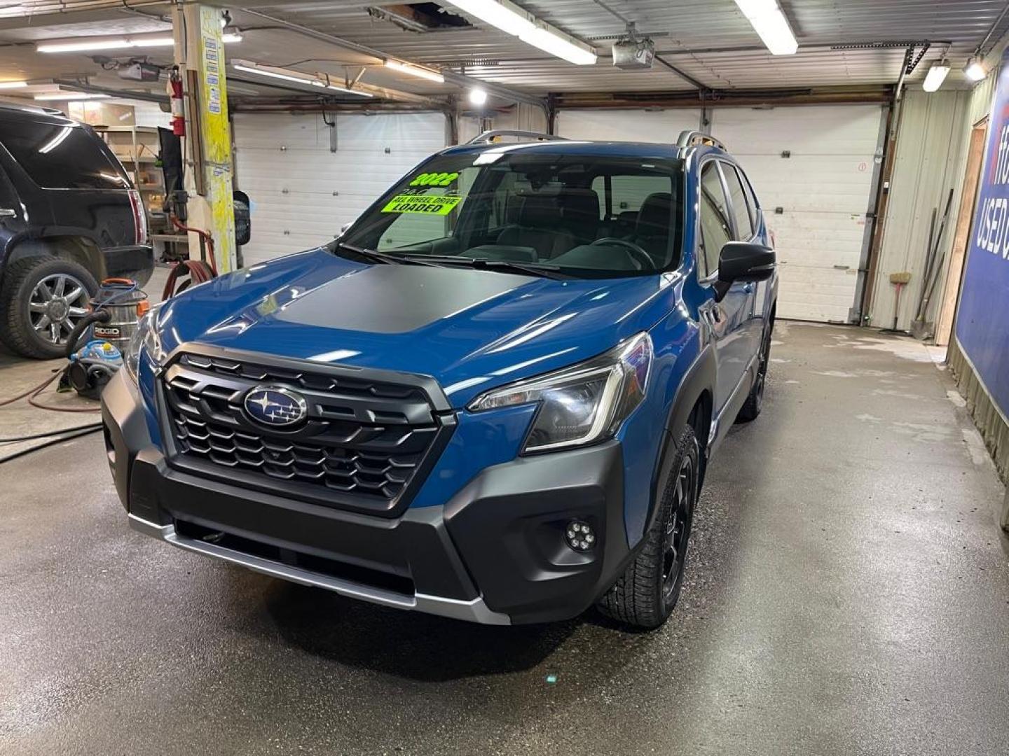 2022 BLUE SUBARU FORESTER WILDERNESS (JF2SKAMC7NH) with an 2.5L engine, Automatic transmission, located at 2525 S. Cushman, Fairbanks, AK, 99701, (907) 452-5707, 64.824036, -147.712311 - Photo#1