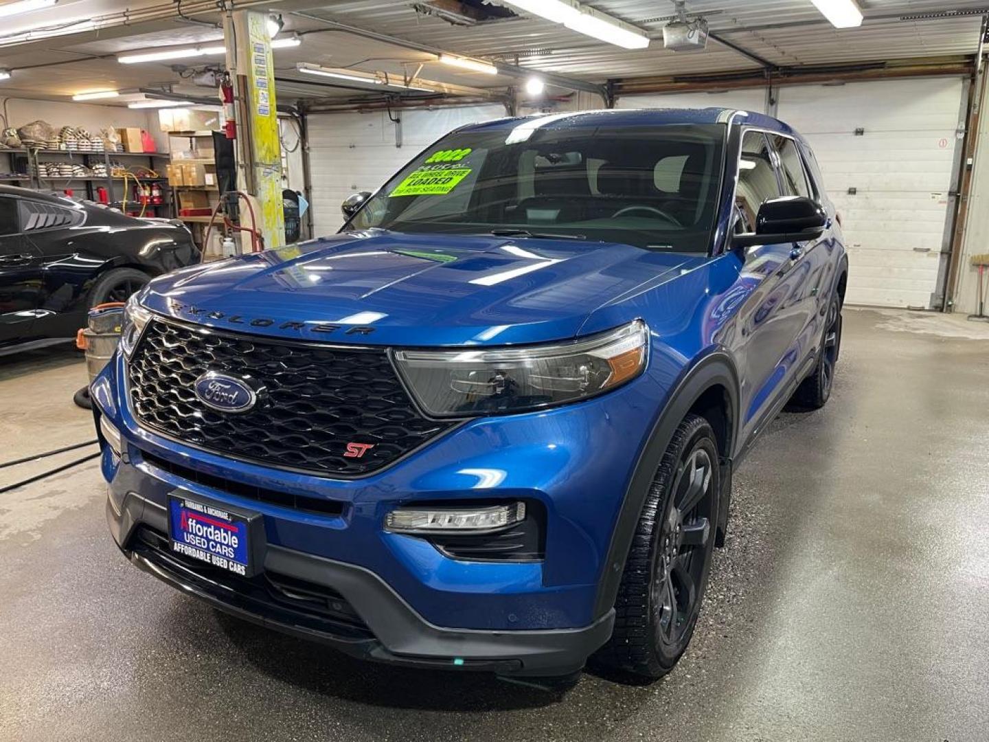 2022 BLUE FORD EXPLORER ST (1FM5K8GC8NG) with an 3.0L engine, Automatic transmission, located at 2525 S. Cushman, Fairbanks, AK, 99701, (907) 452-5707, 64.824036, -147.712311 - Photo#1