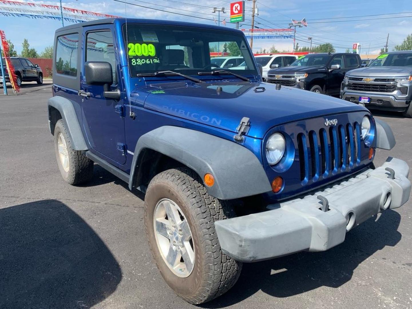 2009 BLUE JEEP WRANGLER RUBICON (1J4GA64179L) with an 3.8L engine, Automatic transmission, located at 2525 S. Cushman, Fairbanks, AK, 99701, (907) 452-5707, 64.824036, -147.712311 - Photo#0