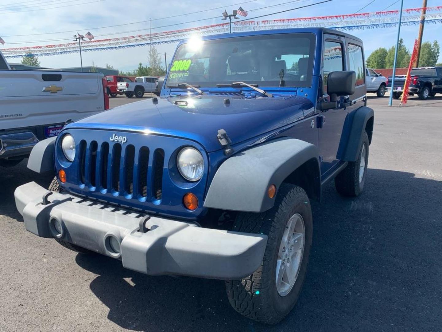 2009 BLUE JEEP WRANGLER RUBICON (1J4GA64179L) with an 3.8L engine, Automatic transmission, located at 2525 S. Cushman, Fairbanks, AK, 99701, (907) 452-5707, 64.824036, -147.712311 - Photo#1