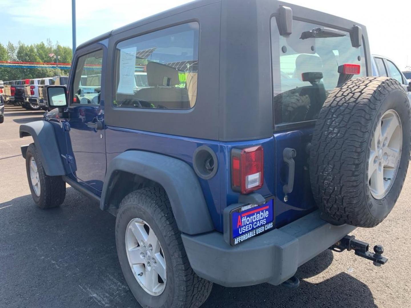 2009 BLUE JEEP WRANGLER RUBICON (1J4GA64179L) with an 3.8L engine, Automatic transmission, located at 2525 S. Cushman, Fairbanks, AK, 99701, (907) 452-5707, 64.824036, -147.712311 - Photo#2