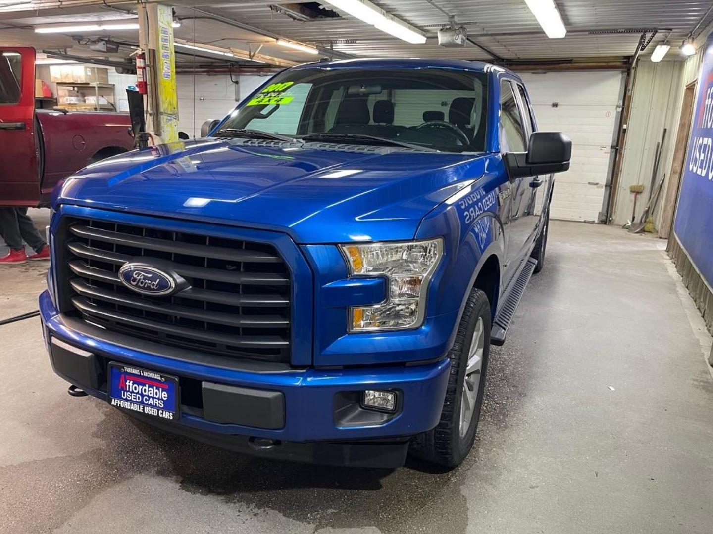 2017 BLUE FORD F150 2.7L SUPER CAB (1FTEX1EP1HF) with an 2.7L engine, Automatic transmission, located at 2525 S. Cushman, Fairbanks, AK, 99701, (907) 452-5707, 64.824036, -147.712311 - Photo#1