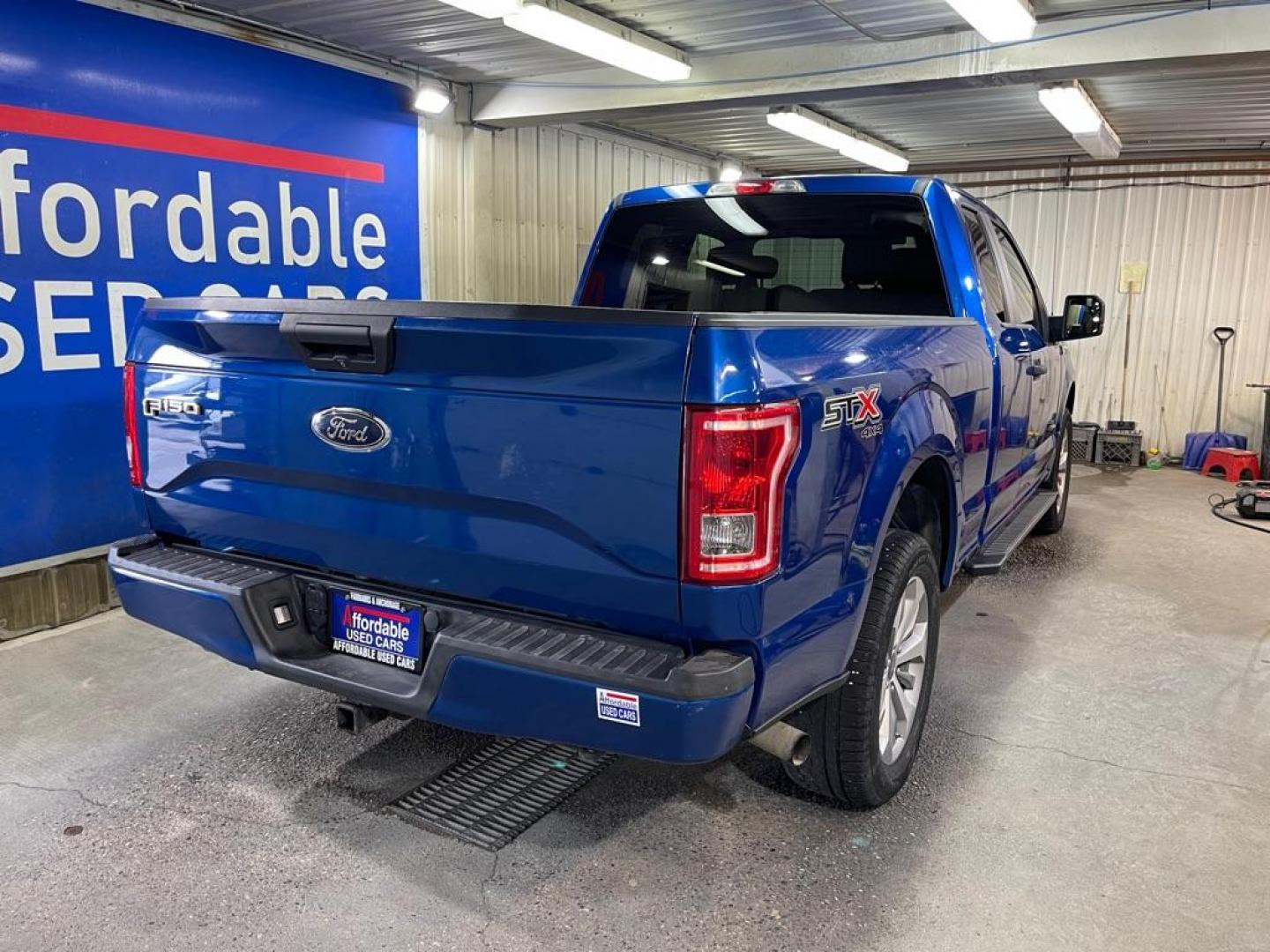 2017 BLUE FORD F150 2.7L SUPER CAB (1FTEX1EP1HF) with an 2.7L engine, Automatic transmission, located at 2525 S. Cushman, Fairbanks, AK, 99701, (907) 452-5707, 64.824036, -147.712311 - Photo#2