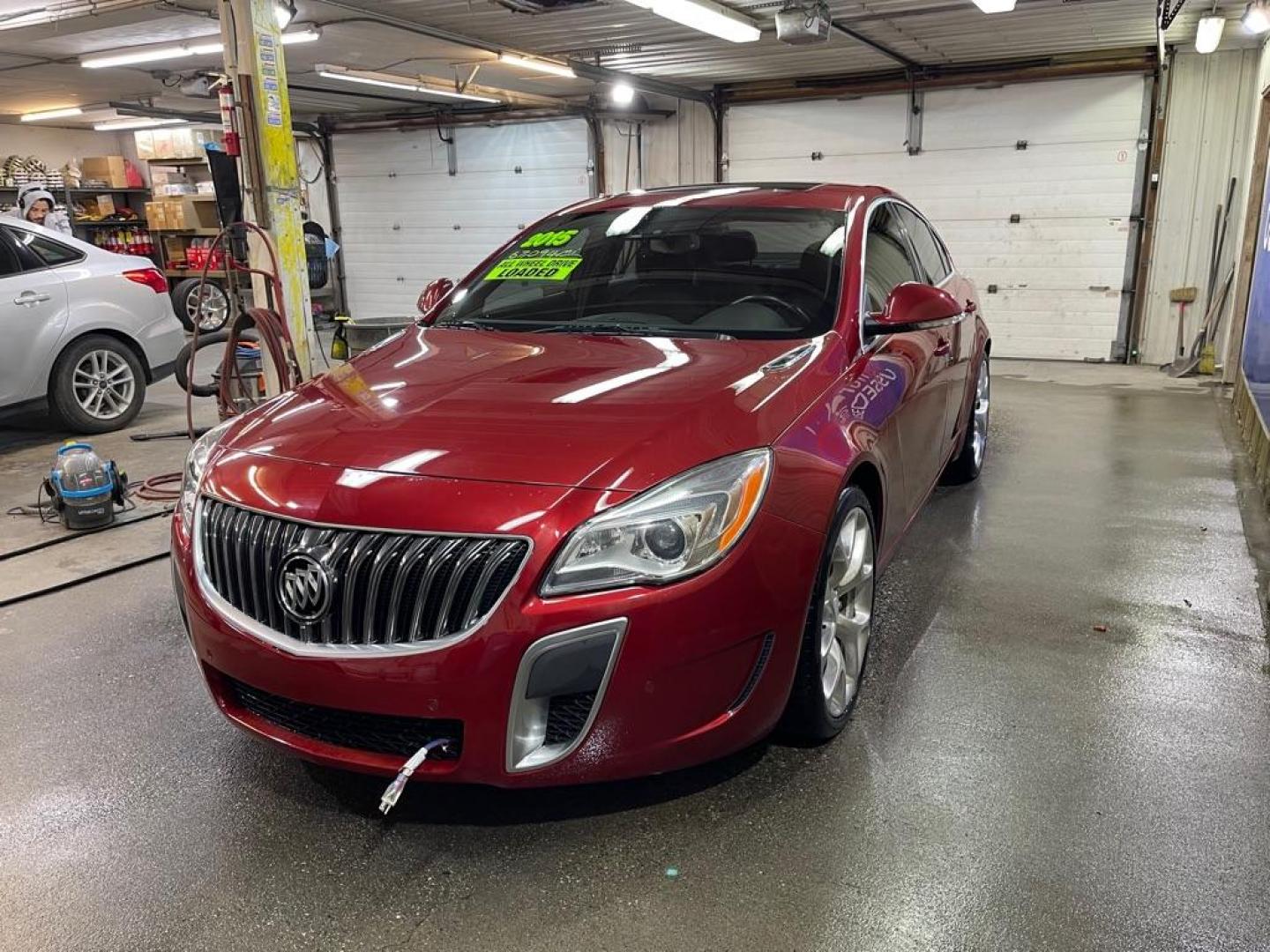 2015 RED BUICK REGAL GS (2G4GT5GX3F9) with an 2.0L engine, Automatic transmission, located at 2525 S. Cushman, Fairbanks, AK, 99701, (907) 452-5707, 64.824036, -147.712311 - Photo#1