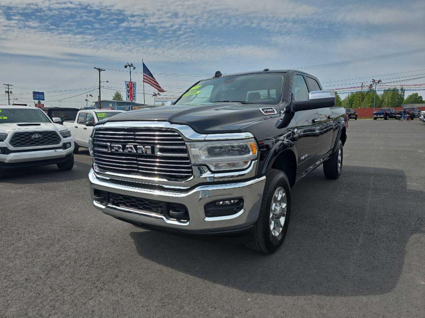 2022 BLACK RAM 2500 LARAMIE (3C6UR5FL4NG) with an 6.7L engine, Automatic transmission, located at 2525 S. Cushman, Fairbanks, AK, 99701, (907) 452-5707, 64.824036, -147.712311 - Photo#1